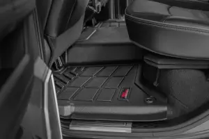 Rough Country - SM31430 | Rough Country Sure Fit Floor Mats For Crew Cab Ram 2500 / 3500 2WD/4WD (2019-2024) | Front Row Bucket Seats, Cover Front & Rear - Image 4