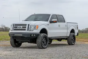 41012 | Rough Country BA2 Running Board Side Step Bars (2009-2014 F150 2WD/4WD | Crew Cab)
