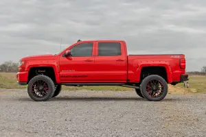 Rough Country - 14010 | Rough Country OV2 Running Boards (2007-2018 Silverado, Sierra 1500 2WD/4WD | 2007-2019 Silverado, Sierra 2500 HD, 3500 HD 2WD/4WD | Crew Cab) - Image 4