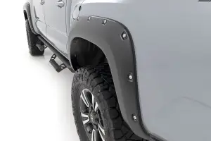 Rough Country - F-T11621A | Rough Country Pocket Fender Flares For Toyota Tacoma 2/4WD (2016-2023) | Flat Black - Image 6