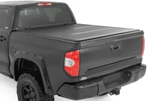 47414550B | Rough Country Hard Low Profile Bed Cover (2007-2021 Tundra 2WD/4WD | 5'7" Bed)