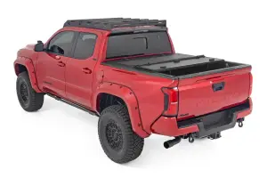 Rough Country - 49415551 | Rough Country Hard Tri Fold Flip Up Bed Cover (2024-2025 Tacoma 2WD/4WD | 5' Bed) - Image 4