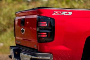 Morimoto - LF729 | Morimoto XB LED Tail Lights Gen II For Chevrolet Silverado 2500 HD / 3500 HD (2015-2019) / 1500 (2014-2018) | Smoked - Image 7
