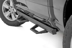 31015 | Rough Country SRL2 Adjustable Aluminum Step (2009-2018 Ram 1500 2WD/4WD | 2010-2018 Ram 2500, 3500 2WD/4WD | Crew Cab)