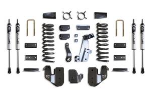 K947241VA | MaxTrac Suspension 4 Inch Lift Kit With Radius Arm Bracket & Vulcan Shocks For Air Ride Ram 2500 4WD (2014-2018) | Diesel
