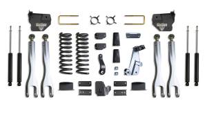 K947263LA | MaxTrac Suspension 6 Inch Lift Kit With 4 Link Bracket & MaxTrac Shocks For Air Ride Ram 2500 4WD (2014-2018) | Diesel
