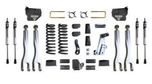 K947263VLA | MaxTrac Suspension 6 Inch Lift Kit With 4 Link Bracket & Vulcan Shocks For Air Ride Ram 2500 4WD (2014-2018) | Diesel