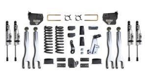K947263VRLA | MaxTrac Suspension 6 Inch Lift Kit With 4 Link Bracket & Vulcan Reservoir Shocks For Air Ride Ram 2500 4WD (2014-2018) | Diesel