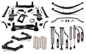 210-P1223 | Cognito 8 Inch Suspension Lift Kit with Fox 2.5 Elite Shocks (2019-2024 Silverado, Sierra 1500 2WD/4WD Includes AT4, AT4X, Trail Boss & ZR2)