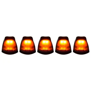 Recon Truck Accessories - 264343BKS | Recon 5 Piece Cab Roof Light Set Strobe LED Smoked Lens White & Amber (2017-2022 F250, F350 Super Duty) - Image 8