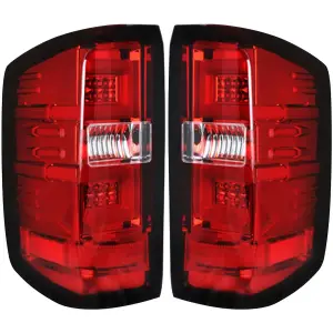 264297RD | Recon (Replaces OEM LED Tail Lights Only) OLED Tail Lights in Red (2016-2018 Silverado 1500 | 2016-2019 2500, 3500 SRW | 2015-2019 Sierra 3500 DRW)