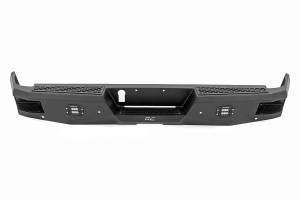 Rough Country - 10786B | Rough Country Rear Bumper With Black Series LED Flush Mount Lights For Ram 2500/3500 2WD/4WD (2010-2024) - Image 4