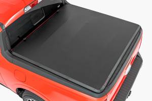 41534600 | Rough Country Soft Tri-Fold Bed Cover (2022-2024 Maverick AWD/FWD | 4'6" Bed)