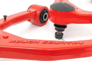 Rough Country - 76901RED | Rough Country Red Forged Upper Control Arms For Toyota Tundra 2WD/4WD | OE Upgrade, Red Finish - Image 2