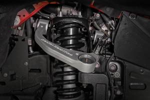 Rough Country - 76901RED | Rough Country Red Forged Upper Control Arms For Toyota Tundra 2WD/4WD | OE Upgrade, Red Finish - Image 4