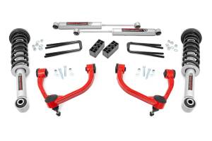 54431RED | Rough Country 3 Inch Lift Kit with Premium N3 Struts / Rear Shocks (2009-2013 F150 4WD)