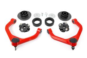 31200RED | Rough Country 3 Inch Lift Kit with Struts Spacers / NO Rear Shocks (2012-2018 Ram 1500 4WD)