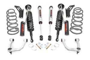 76658 | Rough Country 3 Inch Lift Kit For Toyota 4Runner | Aluminum Finish Arm, Vertex Coilovers With V2 Rear Shocks
