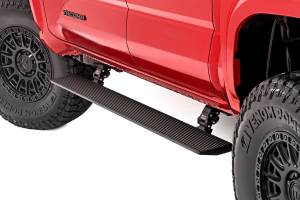 PSR652024A | Rough Country Power Retractable Running Boards With LED Lights (2024-25 Tacoma 2WD/4WD | Double Cab)