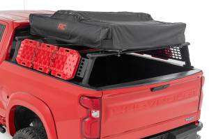 Rough Country - 10204 | Rough Country Half Height Aluminum Bed Rack (2019-2025 Silverado 1500 2WD/4WD) - Image 2