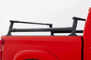 10204 | Rough Country Half Height Aluminum Bed Rack (2019-2025 Silverado 1500 2WD/4WD)