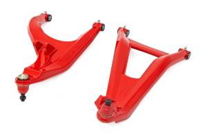 Rough Country - 97041RED | Rough Country Aluminum Control Arms For Can-Am Defender HD 5/HD 8/HD 9/HD 10 | High Clearance With 2 Inch Forward Offset | Red Finish - Image 2