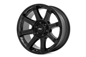 Rough Country - 81201805 | Rough Country 81 Series Wheel | One-Piece | Semi Gloss Black | 20x9 | 5x150 | +18mm - Image 2