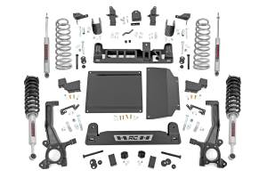71231_A | Rough Country 6 Inch Lift Kit For Toyota Tundra 2WD/4WD | Without Auto Adjusting Headlight, N3 Struts With N3 Rear Shocks