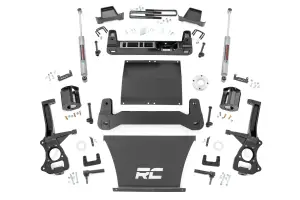 23830 | Rough Country 6 Inch Lift Kit Strut Spacers / N3 Rear Shocks (2019-2024 Silverado 1500 2WD)