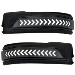 Recon Truck Accessories - 264246WHBKS |ÊReconÊSide Mirror Lenses Scanning LED Turn Signals White LED in Smoked (2019-2024 Ram 1500) - Image 3