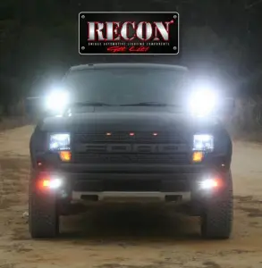 Recon Truck Accessories - 264511CLF | Recon 1900 Lumen 3" Square LED 25° Flood Light 4 5-Watt Square CREE XTE Square - Image 8