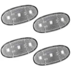 Recon Truck Accessories - 264136WHCL | Recon Fender LED Lights (4-Piece Set)Êw/ 4 White LED Lights in Clear (2011-2024 F350, F450 Super Duty) - Image 2