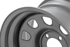 Rough Country - RC51-5165G | Rough Country Steel Wheel Gray | 15x10 | 5x4.5 | 3.30 Bore | -39 - Image 3
