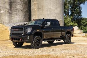 Rough Country - 97750RED | Rough Country 3 Inch Lift Kit Red Control Arms Vertex Shocks (2020-2025 Silverado, Sierra 2500 HD With Factory Rear Overloads) - Image 6