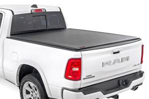 42309650 | Rough Country Soft Roll Up Bed Cove (2019-2025 Ram 1500 Pickup 2WD/4WD | 6'4"" Bed)