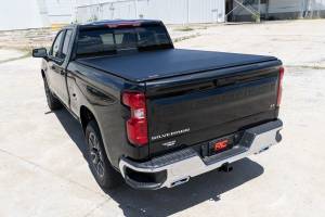 Rough Country - 42308650 | Rough Country Soft Roll Up Bed Cover (2019-2025 Silverado, Sierra 1500 2WD/4WD 6'7" Bed | Standard Bed) - Image 6
