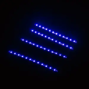 Recon Truck Accessories - 264705RGB | Recon 4 Piece RGB Multi-Colored LED Strips for Interior Footwell Underseat Lighting - Image 1