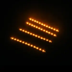 Recon Truck Accessories - 264705RGB | Recon 4 Piece RGB Multi-Colored LED Strips for Interior Footwell Underseat Lighting - Image 4
