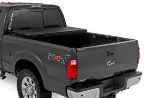 Rough Country - 47214651B | Rough Country Hard Low Profile Bed Cover (1999-2016 F250, F350 Super Duty 2WD/4WD | 6'10" Bed) - Image 2