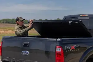 Rough Country - 47214651B | Rough Country Hard Low Profile Bed Cover (1999-2016 F250, F350 Super Duty 2WD/4WD | 6'10" Bed) - Image 5