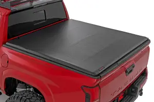 42415551 | Rough Country Soft Roll Up Bed Cover (2024 -2025 Tacoma 2WD/4WD | 5' Bed)