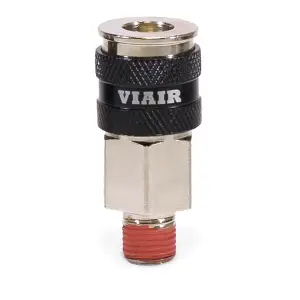 VIAIR - 92865 | VIAIR Automatic Quick Connect Coupler | 1/4" (M), With VIAIR Logo - Image 1
