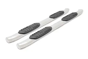 Rough Country - 21002S | Rough Country Stainless Oval Nerf Steps (2019-2025 Silverado, Sierra 1500 2WD/4WD | 2020-2025 Silverado, Sierra 2500 HD, 3500 HD 2WD/4WD | Crew Cab Models ONLY) - Image 7