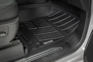 Rough Country - FF-2161 | Rough Country Flex-Fit FR Floor Mats (2019-2025 Silverado, Sierra 1500 2WD/4WD | 2020-2025 Silverado, Sierra 2500 HD, 3500 HD 2WD/4WD | Crew Cab Models ONLY) - Image 3