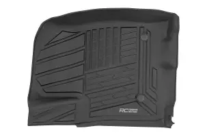 Rough Country - FF-2161 | Rough Country Flex-Fit FR Floor Mats (2019-2025 Silverado, Sierra 1500 2WD/4WD | 2020-2025 Silverado, Sierra 2500 HD, 3500 HD 2WD/4WD | Crew Cab Models ONLY) - Image 5