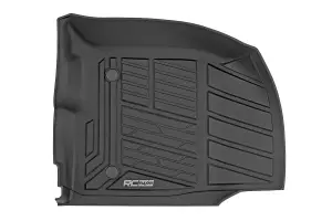 Rough Country - FF-2161 | Rough Country Flex-Fit FR Floor Mats (2019-2025 Silverado, Sierra 1500 2WD/4WD | 2020-2025 Silverado, Sierra 2500 HD, 3500 HD 2WD/4WD | Crew Cab Models ONLY) - Image 7