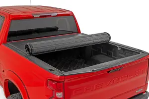 Rough Country - 50120580 | Rough Country Hard Roll Up Bed Cover (2019-2025 Silverado, Sierra 1500 2WD/4WD | 5'10" Bed) - Image 2