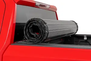Rough Country - 50120580 | Rough Country Hard Roll Up Bed Cover (2019-2025 Silverado, Sierra 1500 2WD/4WD | 5'10" Bed) - Image 4