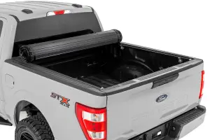 Rough Country - 50221550 | Rough Country Hard Roll Up Bed Cover (2015-2024 F150 Pickup 2WD/4WD | 5'7" Bed) - Image 3