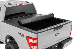 Rough Country - 50221550 | Rough Country Hard Roll Up Bed Cover (2015-2024 F150 Pickup 2WD/4WD | 5'7" Bed) - Image 4